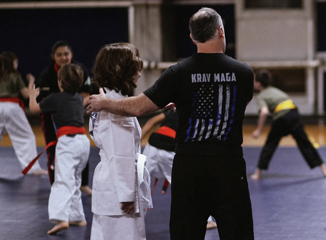 Children practicing karate at Savior Martial Arts Virginia Beach